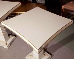 Square Grosfeld House Painted End Side Table American Paint Gilt 1950s - 3013395
