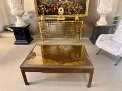Square Red Lacquered Chinoiserie Occasional Table or Coffee Table - 4822902