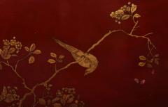 Square Red Lacquered Coffee Table - 2235262