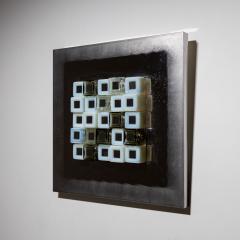 Square Wall Light Sculpture by Angelo Brotto - 3590241