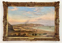 St Leonards on Sea Looking East Oil on Canvas by Thomas Ross England 1878 - 3497586