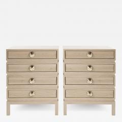 Stacked Bedside Tables in Limed Oak by Stamford Modern - 2710075