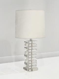 Stacked Lucite Table Lamp - 3372734