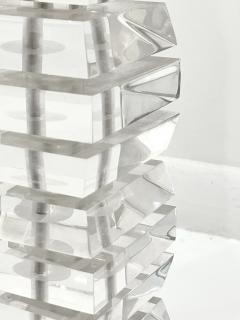 Stacked Lucite Table Lamp - 3372737