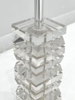 Stacked Lucite Table Lamp - 3372738