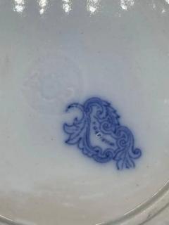 Staffordshire 8 25 Plate Whampoa Pattern Transferware Ceramic - 3897701