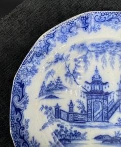 Staffordshire 8 25 Plate Whampoa Pattern Transferware Ceramic - 3897752