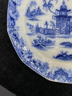 Staffordshire 8 25 Plate Whampoa Pattern Transferware Ceramic - 3897775