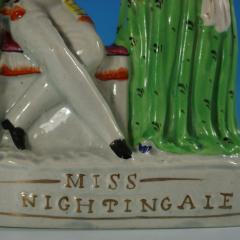 Staffordshire Florence Nightingale with Soldier Figure - 2736442