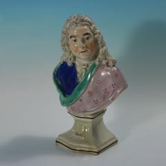 Staffordshire Pearlware Bust of the Composer Handel - 4584245