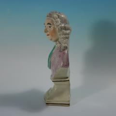 Staffordshire Pearlware Bust of the Composer Handel - 4584246