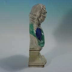 Staffordshire Pearlware Bust of the Composer Handel - 4584250