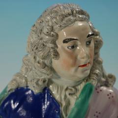 Staffordshire Pearlware Bust of the Composer Handel - 4584253