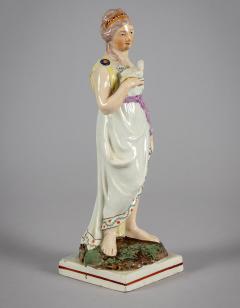 Staffordshire Pearlware Figure of Venus Holding a Dove - 3088430