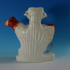 Staffordshire Pottery Milk Sold Here Cow Spill Vase - 3026544