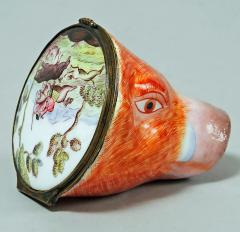 Staffordshire Stirrup Cup rare covered Boars Head c 1870 - 2180957