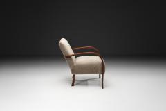 Stained Beech Armchair Denmark ca 1930s - 4785179