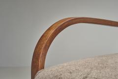 Stained Beech Armchair Denmark ca 1930s - 4785185