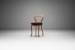 Stained Beech Side Chair with Upholstered Seat Europe ca 19th Century - 4335411
