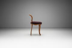 Stained Beech Side Chair with Upholstered Seat Europe ca 19th Century - 4335413