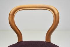 Stained Beech Side Chair with Upholstered Seat Europe ca 19th Century - 4335417