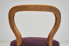 Stained Beech Side Chair with Upholstered Seat Europe ca 19th Century - 4335418
