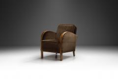 Stained Birch Art Deco Armchair Europe ca 1930s - 4021840