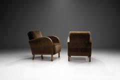 Stained Birch Art Deco Armchairs Europe ca 1930s - 3475366
