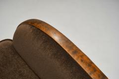Stained Birch Art Deco Armchairs Europe ca 1930s - 3475371