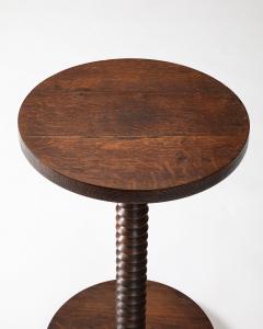 Stained Oak Side Table France c 1940 - 3900753