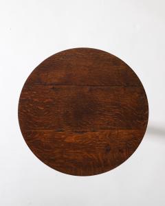 Stained Oak Side Table France c 1940 - 3900755