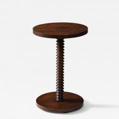 Stained Oak Side Table France c 1940 - 3908033