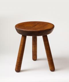 Stained Pine Milking Stool 21st C  - 3515456