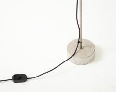 Stainless Steel Concrete Base Floor Lamp by Tito Agnoli f Oluce Italy 1960s - 3428026