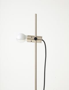 Stainless Steel Concrete Base Floor Lamp by Tito Agnoli f Oluce Italy 1960s - 3428027