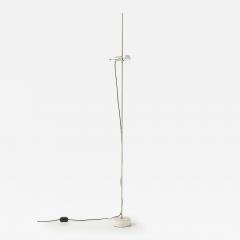 Stainless Steel Concrete Base Floor Lamp by Tito Agnoli f Oluce Italy 1960s - 3430374