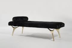 Stamford Modern Crescent Daybed in Polished Brass by Stamford Modern - 4115308