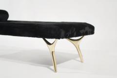 Stamford Modern Crescent Daybed in Polished Brass by Stamford Modern - 4115311