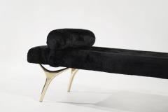 Stamford Modern Crescent Daybed in Polished Brass by Stamford Modern - 4115312