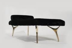 Stamford Modern Crescent Daybed in Polished Brass by Stamford Modern - 4115317