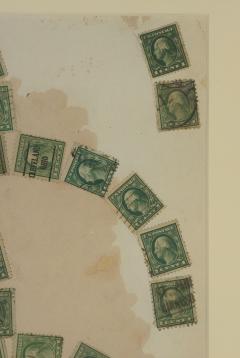 Stamp Art Collage U S A circa 1910 - 4114169