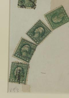 Stamp Art Collage U S A circa 1910 - 4114175