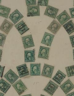 Stamp Art Collage U S A circa 1910 - 4114177