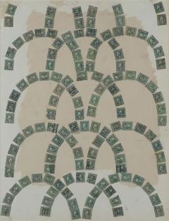 Stamp Art Collage U S A circa 1910 - 4115044