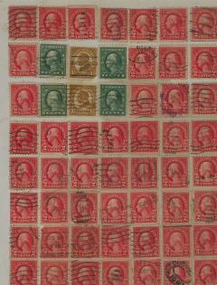 Stamp Art Collage U S A circa 1910 - 4117748