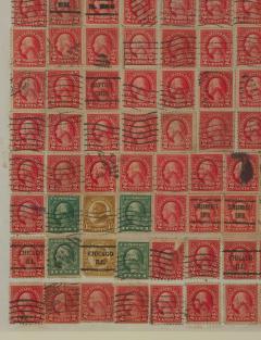 Stamp Art Collage U S A circa 1910 - 4117749