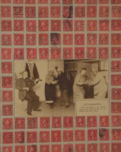 Stamp Art Collage U S A circa 1910 - 4117752