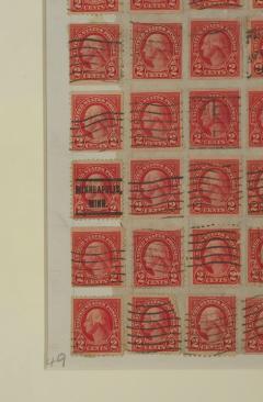 Stamp Art Collage U S A circa 1910 - 4123281
