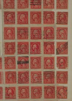 Stamp Art Collage U S A circa 1910 - 4123282