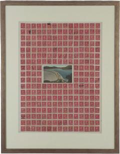 Stamp Art Collage U S A circa 1910 - 4123457
